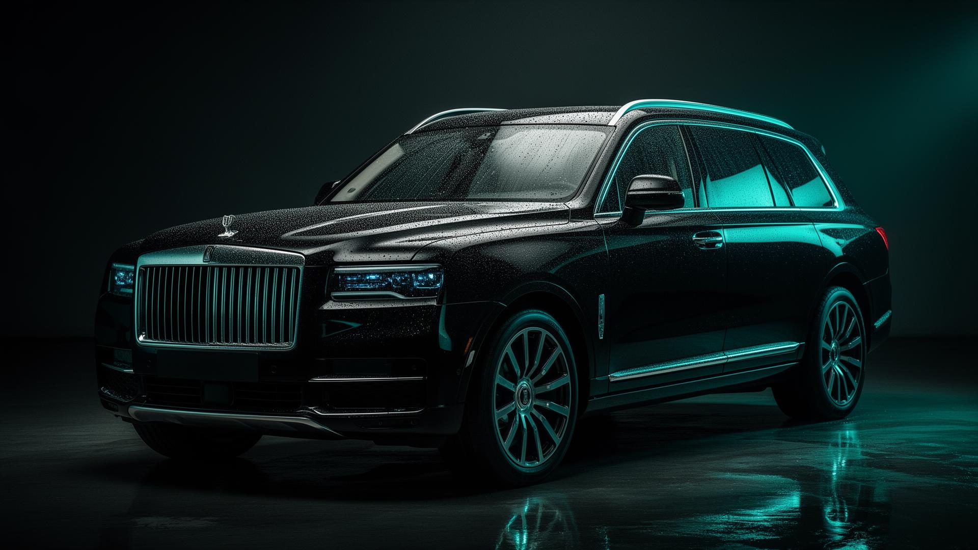 Luxury black SUV after Black Diamond detail